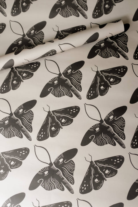 'Moth' Nature - Themed Gift Wrap - Sprouts of Bristol
