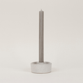 Mushroom Grey 7/8" x 10" Church Dinner Candles - Sprouts of Bristol