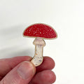 Mushroom Wooden Pin - Sprouts of Bristol