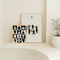 Mystic Cats Art Print | Black Cats | Magic Wall Art | Witchy: A4 - Sprouts of Bristol