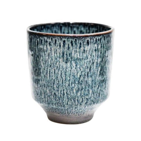 Navy Blue Earthenware Reactive Glaze Orchid Planter - Sprouts of Bristol