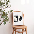 Negative / Positive Dogs Art Print | Monochrome | Whippets - Sprouts of Bristol