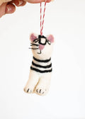 Niaski Pablo Picatso Felt Decoration – Handmade Fair Trade - Sprouts of Bristol