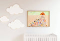 Nights At The Circus Art Print | Nursery Wall Art | Fun: A3 - Sprouts of Bristol