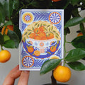 Orange bowl | Everyday greetings card | Mediterranean - Sprouts of Bristol