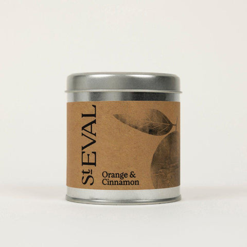 Orange & Cinnamon Scented Tin Candle - Sprouts of Bristol