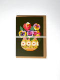 Pansies Greetings Card - Sprouts of Bristol