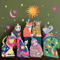 'Party Sloth Die - Cut' Greetings Card - Sprouts of Bristol