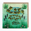 Perch Fish Family Greetings card - Sprouts of Bristol