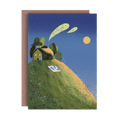 Picnic on Hill New Home Greetings Card - Sprouts of Bristol