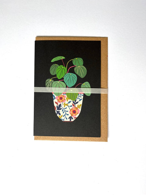 Pilea Greetings Card - Sprouts of Bristol