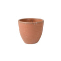 Porto Tapered Matt Glazed Ceramic Planter in Orange - Sprouts of Bristol