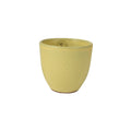 Porto Tapered Matt Glazed Ceramic Planter in Yellow - Sprouts of Bristol