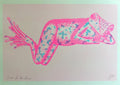 'Ribbit For Her Pleasure' Sexy Frog Riso Art Print - Sprouts of Bristol
