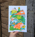 Rockpool A4 Risograph Print - Sprouts of Bristol