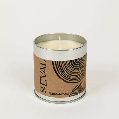 Sandalwood Scented Tin Candle - Sprouts of Bristol