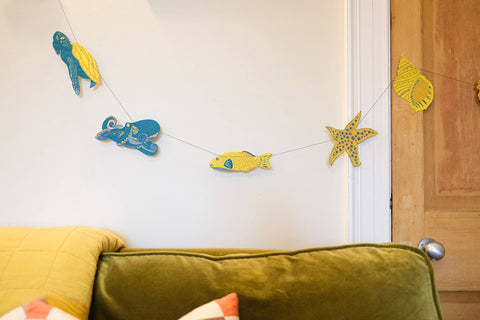 Sealife Sewn Garland - Sprouts of Bristol