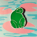 Sexy Frog Pin Enamel Badge - Sprouts of Bristol