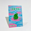 Sexy Frog Pin Enamel Badge - Sprouts of Bristol