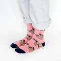 Sloth Socks | Bamboo Socks | Salmon Socks | Sleepy Socks - Sprouts of Bristol