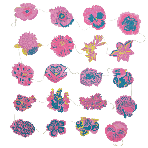 Summer Garden Sewn Garland - Sprouts of Bristol