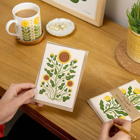 Sunflowers Greetings Card - Sprouts of Bristol