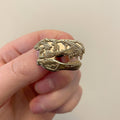 T - Rex Skull Pin Badge - Sprouts of Bristol