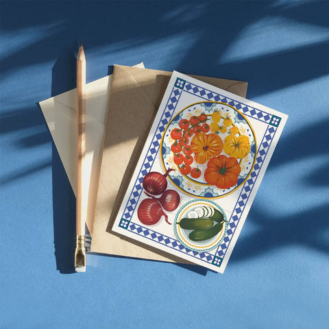 Tablescape - Vegetables | Everyday greetings card - Sprouts of Bristol