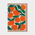 Tangerines Greetings Card - Sprouts of Bristol