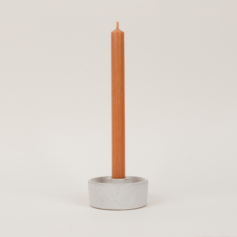 Terracotta Orange 7/8" x 10" Church Dinner Candles - Sprouts of Bristol