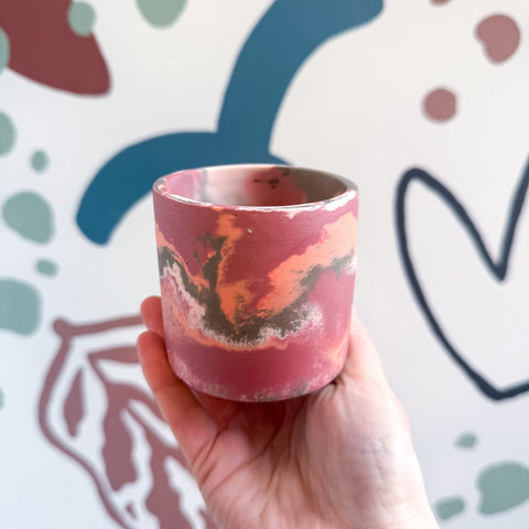 The Bleeding Marasmius Jesmonite Mini Pot [Beneath the Canopy RHS Collab] - Sprouts of Bristol