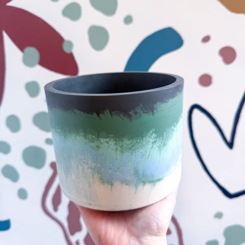 The Orchid Bee Jesmonite Pot [Beneath the Canopy RHS Collab] - Sprouts of Bristol