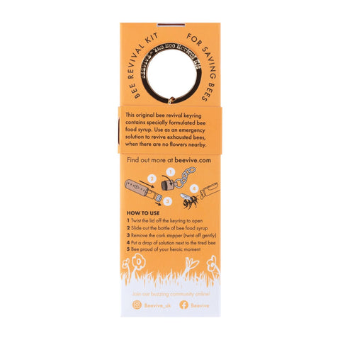The Original Bee Revival Kit Keyring - Sprouts of Bristol