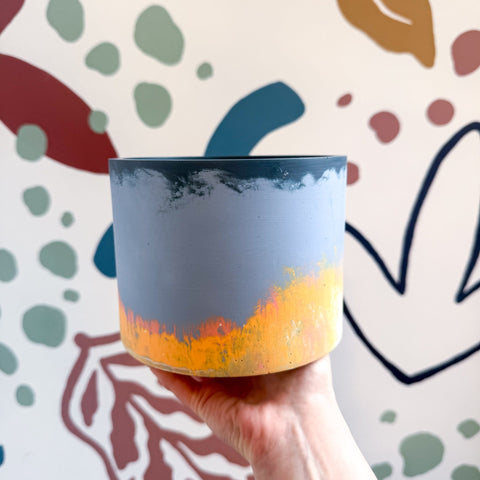 The Poison Dart Frog Jesmonite Pot [Beneath the Canopy RHS Collab] - Sprouts of Bristol
