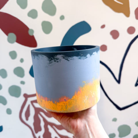 The Poison Dart Frog Jesmonite Pot [Beneath the Canopy RHS Collab] - Sprouts of Bristol