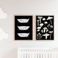 Three Little Ducks Art Print | Nursery Wall Art | Children's - Sprouts of Bristol
