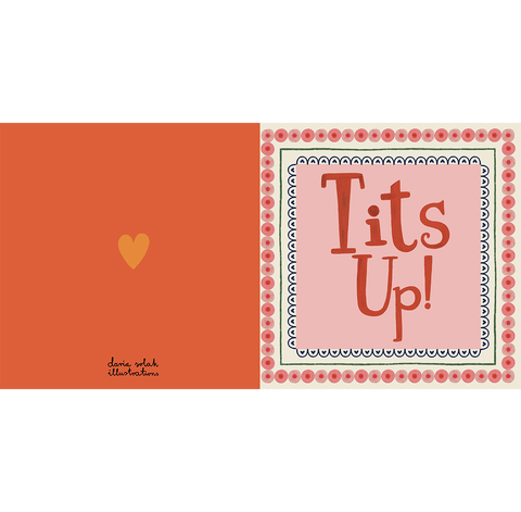 TITS UP! card - Sprouts of Bristol