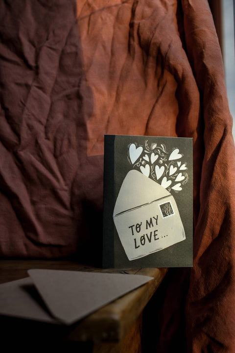 'To My Love' Valentine's Card - Sprouts of Bristol