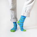 Turtle Socks | Bamboo Socks | Aqua Blue Socks | Ocean Socks - Sprouts of Bristol