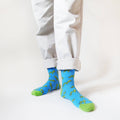 Turtle Socks | Bamboo Socks | Aqua Blue Socks | Ocean Socks - Sprouts of Bristol