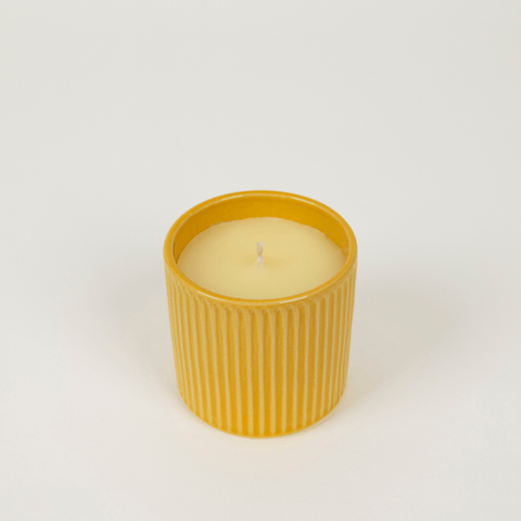 Vintage Rose Candle in Ceramic Artist Pot - Sprouts of Bristol
