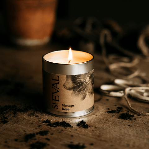 Vintage Rose Scented Tin Candle - Sprouts of Bristol