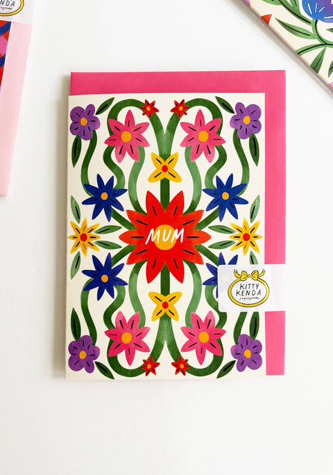 Wild Garden Repeat Mum Eco Greetings Card - Sprouts of Bristol