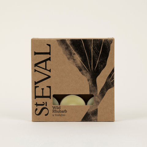 Wild Rhubarb Scented Tealights - Sprouts of Bristol