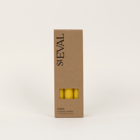 Yellow Ochre - St Eval Church Dinner Candle - Sprouts of Bristol