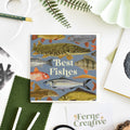 Best Wishes Fish illustrated Card - Sprouts of Bristol