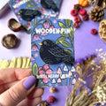 Blackbird Wooden Pin - Sprouts of Bristol