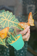 British Butterfly Sewn Garland - Sprouts of Bristol