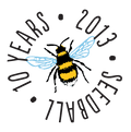 Bumblebee Seedball Wildflower Tins: Blue - Sprouts of Bristol