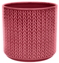Chevron Planter in Ruby - Sprouts of Bristol